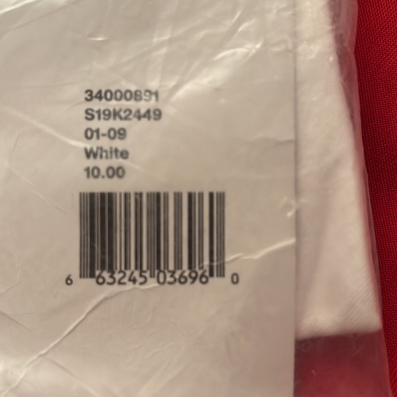 White Asymmetrical Skirt - Picture 4 of 4